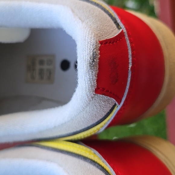 Diadora MAGIC ICONA Red and Cream Sneakers MENS US 12 - Picture 8 of 8